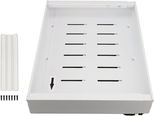 Organizator extensibil si ajustabil, sertar glisant din cu 3 sine laterale, capacitate mare pentru bucatarie, baie, dulap si altele