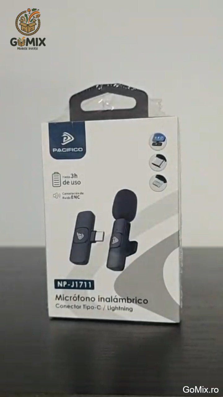 Set microfon lavaliera Pacifico NP-J1711