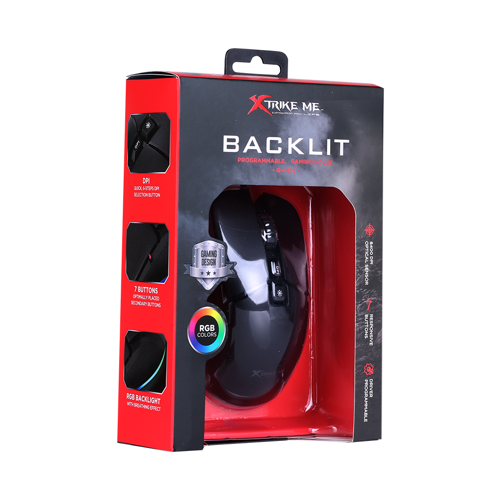 Mouse gaming Xtrike Me GM-310