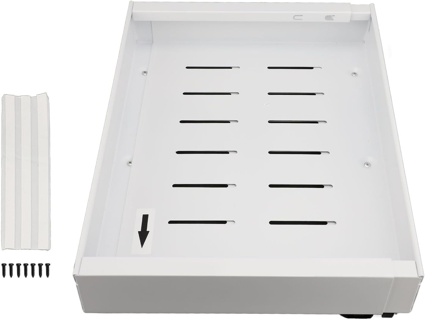 Organizator extensibil si ajustabil, sertar glisant din cu 3 sine laterale, capacitate mare pentru bucatarie, baie, dulap si altele