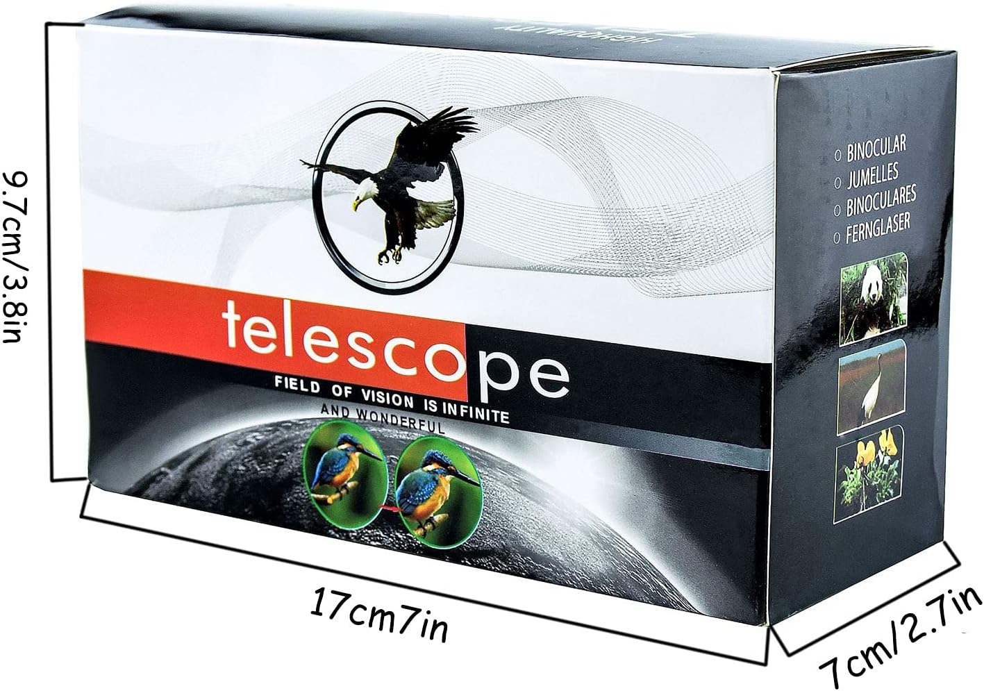 Telescop monocular portabil