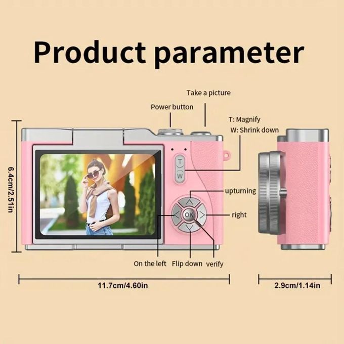 Camera foto digitala compacta 4K LK-007