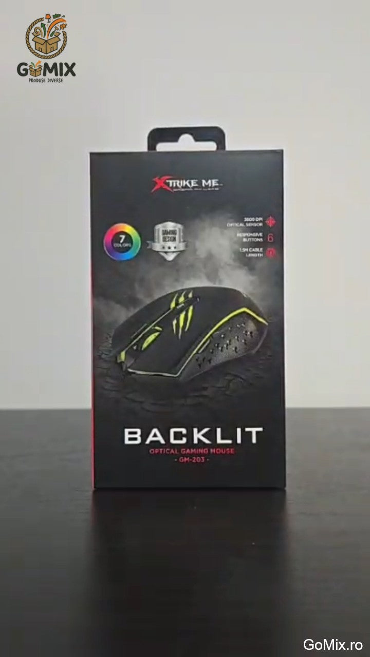 Mouse gaming Xtrike Me GM-203