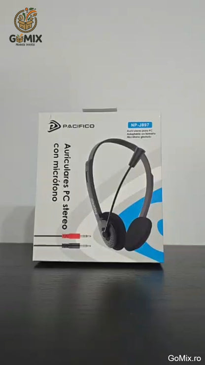 Casti audio pc gaming/laptop Pacifico NP-J897