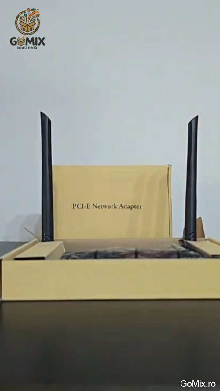 Adaptor de retea wireless si bluetooth PCI-E Ubit AX200s