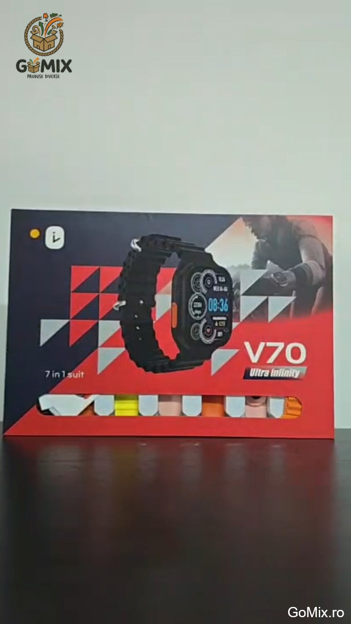 Smartwatch V70 Ultra Infinity 7 in 1
