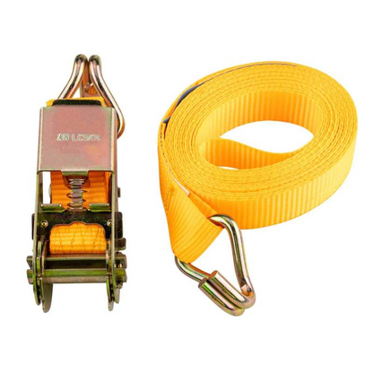 Bandă de fixare cu clichet, 25 mm x 4 metri, cu o capacitate de încărcare de 1000 kg, fabricată din poliester