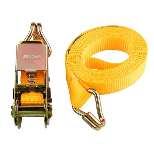 Bandă de fixare cu clichet, 25 mm x 4 metri, cu o capacitate de încărcare de 1000 kg, fabricată din poliester